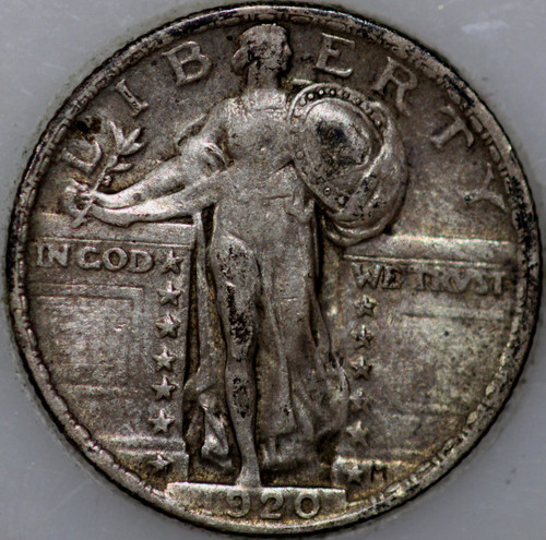 1920-P Standing Liberty Quarter 90% Silver, Classic Coin As Shown [SN03]