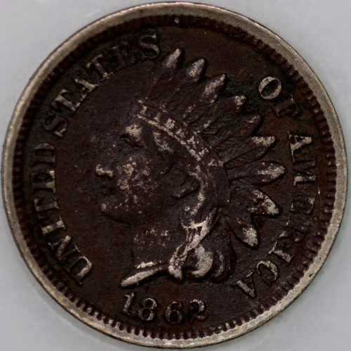 1862-P Indian Cent Over 100 years old As Shown [SN02]