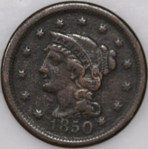 1850-P Large Cent, Over 150 Years Old As Shown [SN04]