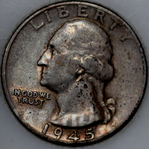 1945-D Washington Quarter 90% Silver As Shown [SN01]