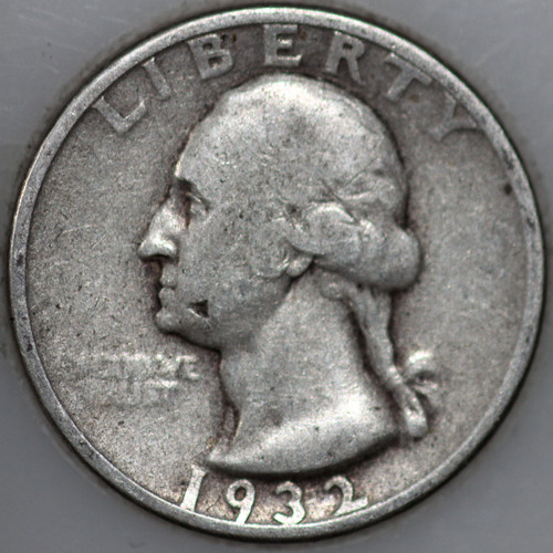 1932-P Washington Quarter 90% Silver As Shown [SN02]