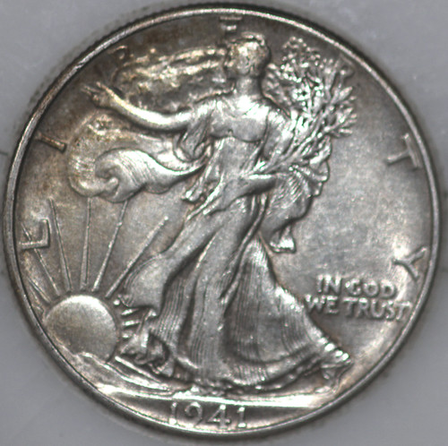 1941-P Walking Liberty Half Dollar 90% Silver As Shown [SN01]