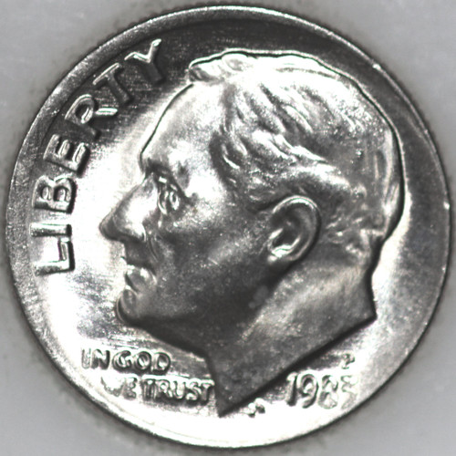 1983-P Roosevelt Dime Mint State Uncirculated BU Scarce Issue 1983-P Roosevelt Dime Mint State Uncirculated BU Scarce Issue