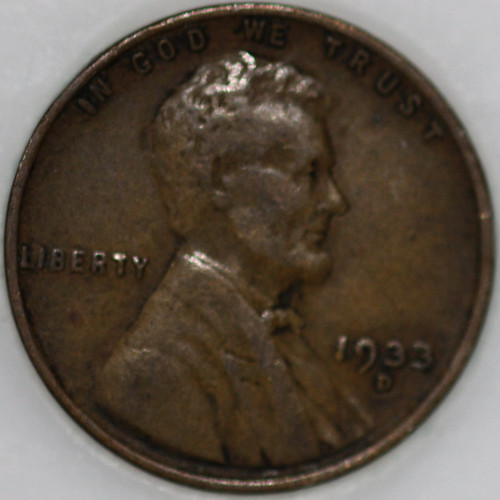 1933-D Wheat Cent, Popular Collector Coin As Shown [SN02]