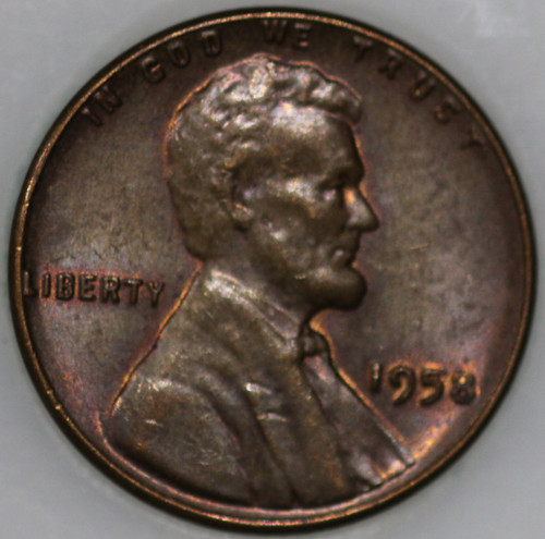 1958-P Wheat Cent, Popular Collector Coin, Uncirculated As Shown [SN02]