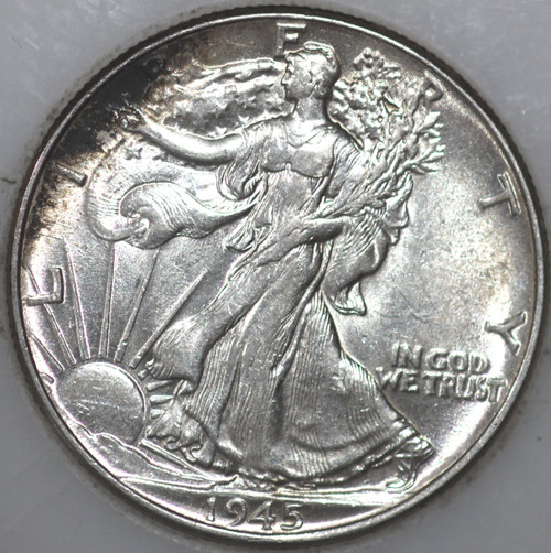 1945-P Walking Liberty Half Dollar 90% Silver As Shown [SN03]