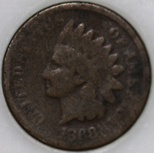 1868-P Indian Cent Over 100 years old As Shown [SN03]