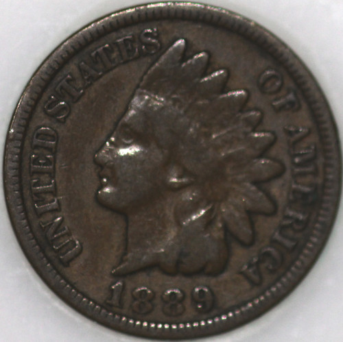 1889-P Indian Cent Over 100 years old As Shown [SN01]