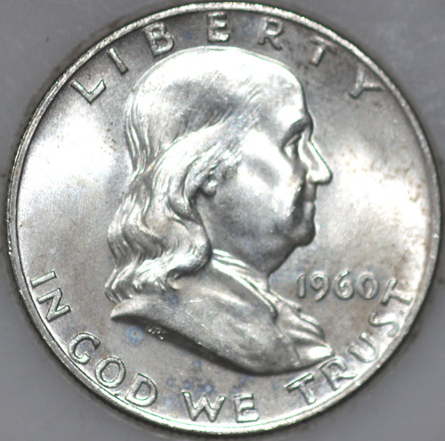1960-D Franklin Half Dollar 90% Silver As Shown [SN02]