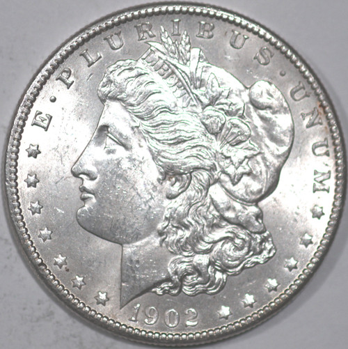 1902-O Morgan Dollar 90% Silver Uncirculated As Shown [SN01]