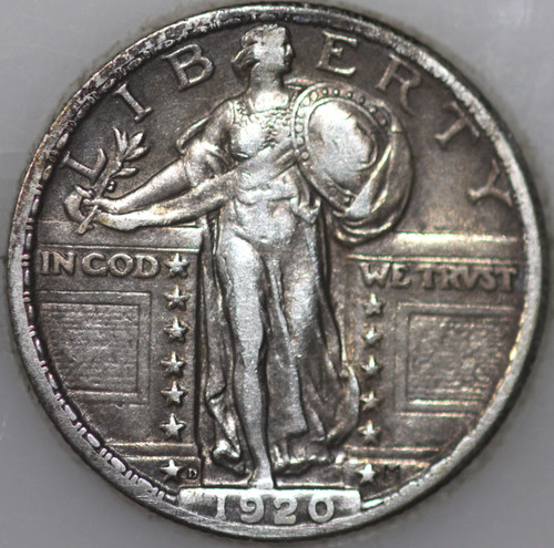 1920-D Standing Liberty Quarter 90% Silver, Classic Coin As Shown [SN01]