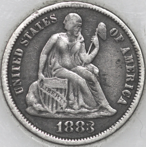 1883-P Love Token 90% Silver