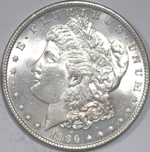 1896-P Morgan Dollar 90% Silver Uncirculated As Shown [SN01]