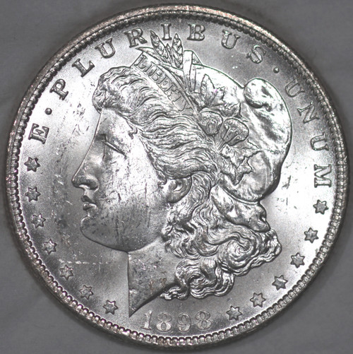 1898-O Morgan Silver Dollar 90% Silver Uncirculated As Shown [SN01]
