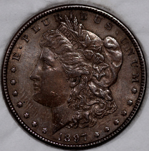 1897-P Morgan Silver Dollar 90% Silver a Nice Piece of History As Shown [SN03]