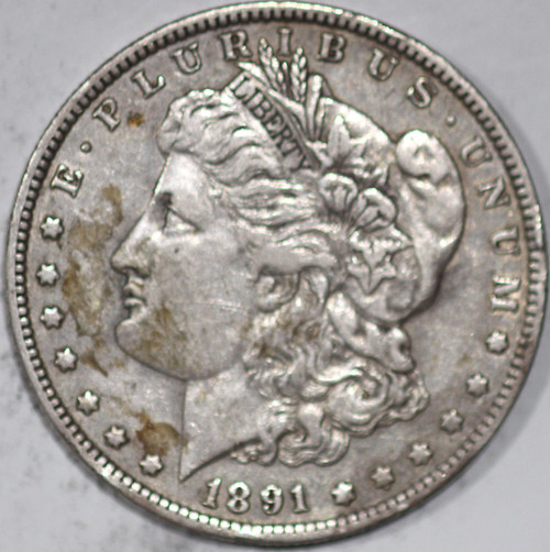 1891-O Morgan Silver Dollar 90% Silver, Nice Piece of History As Shown [SN01]