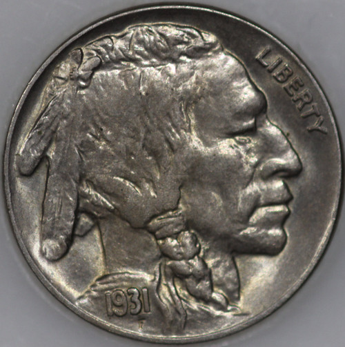 1931-S Buffalo Nickel, Popular Collector Coin Uncirculated As Shown [SN03]