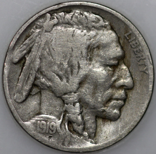 1919-S Buffalo Nickel, Popular Collector Coin As Shown [SN01]