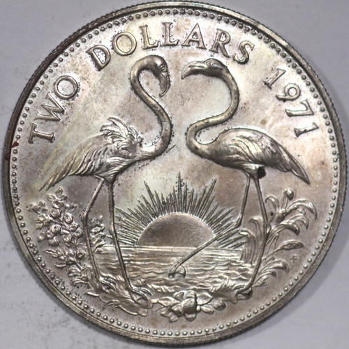 1971 Bahama Islands, 40 mm Diameter, 925% silver, ASW = 0.8862 Ounces