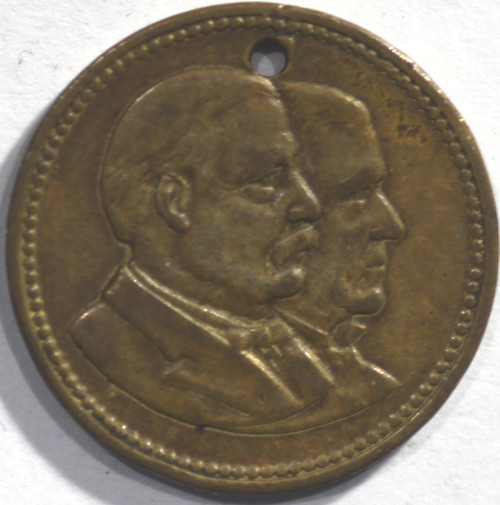 1884 Token Cleveland/Hendricks One Inch Diameter As Shown