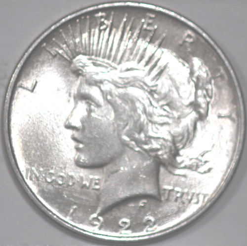 1922-P Peace Dollar, Art Deco Design [SN02]
