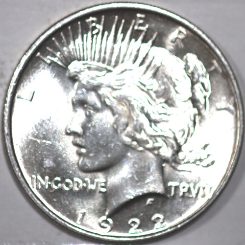 1922-P Peace Dollar, Art Deco Design [SN01]