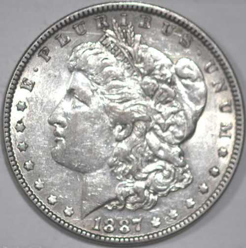 1887-P Morgan Dollar, King of US Coin Collecting [SN01]