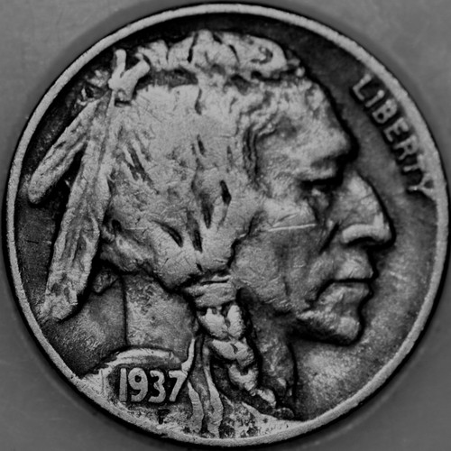 1937-D "3-Legged" Buffalo Nickel, SCARCE, Guaranteed Genuine As Shown [SN02]