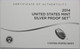 Supplies 2014-S Silver Proof Set Coa NO COINS COA ONLY
