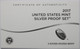 Supplies 2017-S Silver Proof Set Coa NO COINS COA ONLY