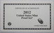 Supplies 2012-S Clad Proof Set Coa NO COINS COA ONLY