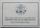 Supplies 2001-P Commemorative Half Dollar Capitol Uncirculated COA ONLY NO COINS