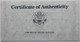Supplies 1990-P Commemorative Centennial Silver Dollar Proof COA ONLY NO COINS