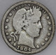 1904-O Barber Quarter 90% Silver, 100+ years Old As Shown [SN03]