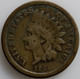 1860-P Indian Cent Copper/Nickel Over 100 years old As Shown [SN01]