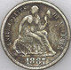 1887-P Seated Liberty Dime 90% Silver, 100+ years Old As Shown [SN01]