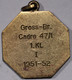 1951-1952 Medal Korean War Approx. 1 1/8" Diameter Alloy