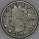 1886-P Liberty Nickel, aka V Nickel, 100+ Years Old As Shown [SN03]