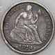 1873-P Seated Liberty Dime Arrow, 90% Silver, 100+ years Old As Shown [SN04]