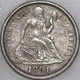 1891-P Seated Liberty Dime 90% Silver, 100+ years Old As Shown [SN03]
