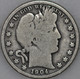 1904-O Barber Half Dollar 90% Silver, 100+ years Old As Shown [SN01]