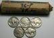 1936-P Roll of 40 Buffalo Nickels With Full Dates, Approximately VF