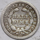 1857-P Seated Liberty Half Dime 90% Silver from the 1800's As Shown [SN02]