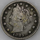 1883-P Liberty Nickel, aka V Nickel, WITH CENTS 100+ Years Old As Shown [SN01]