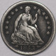 1853-P Seated Liberty Half Dime 90% Silver from the 1800's As Shown [SN02]