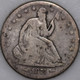 1871-S Seated Liberty Half Dollar 90% Silver As Shown [SN01]