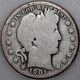1901-S Barber Half Dollar 90% Silver, 100+ years Old As Shown [SN02]
