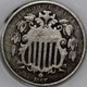 1867-P Shield Nickel NO RAYS, Well Over 100 Years Old As Shown [SN02]