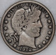 1912-D Barber Half Dollar 90% Silver, 100+ years Old As Shown [SN04]
