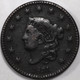 1831-P Large Cent Coronet Head, Large Letters As Shown